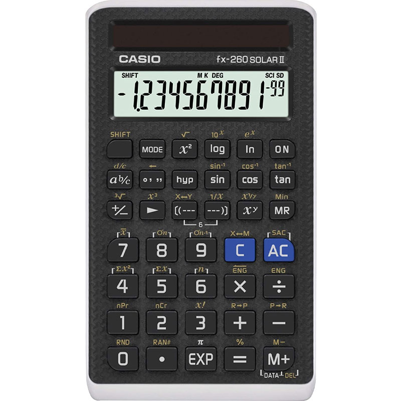 Standard Scientific Calculators fx-260 SOLAR II